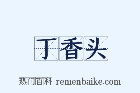 丁香头是什么意思的图片